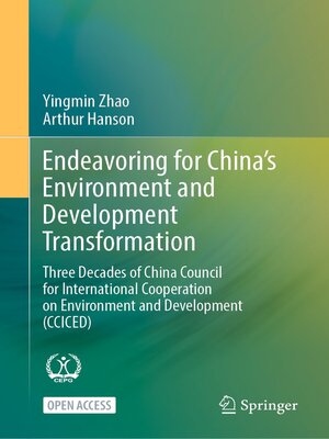 cover image of Endeavoring for China's Environment and Development Transformation